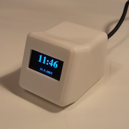 arduino oled clock