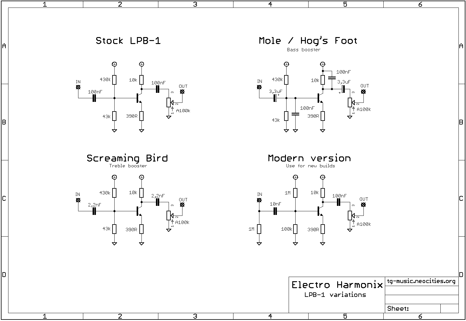 electro harmonix lpb-1 schematic